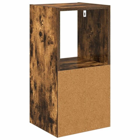 VidaXL Stolik nocny Dąb wędzony 30,5 x 27 x 59,5 cm