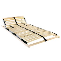 VidaXL Stelaż z listew Brązowy 70 x 190 cm Drewno bukowe