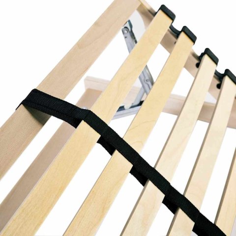 VidaXL Stelaż z listew Brązowy 70 x 190 cm Drewno bukowe
