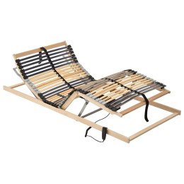 VidaXL Stelaż z listew Brązowy 80 x 190 cm Drewno bukowe