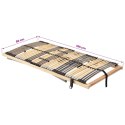 VidaXL Stelaż z listew Brązowy 80 x 190 cm Drewno bukowe