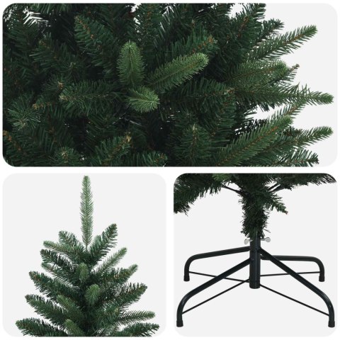 ARTIFICIAL HINGED CHRISTMAS TREE 210 CM PE I PVC ZIELONY