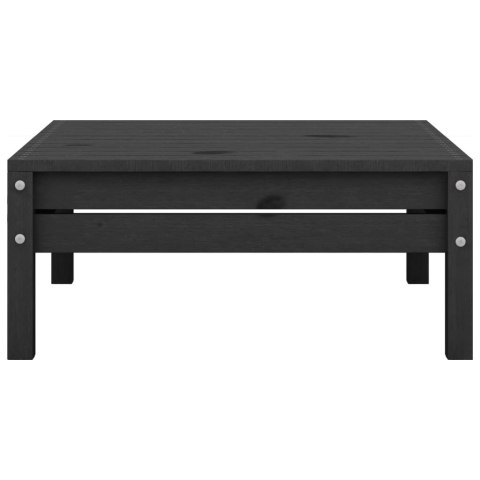 4-CZ. ZESTAW WYPOCZYNKOWY DO OGRODU CZARNY DREWNO SOSNOWE