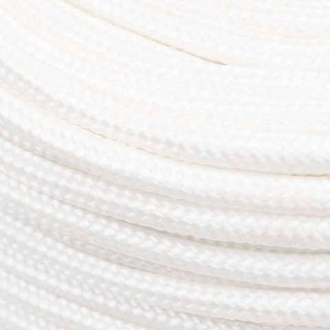 LINKA ŻEGLARSKA, BIAŁA JEDNOLITA, 6 MM, 250 M, POLIPROPYLEN