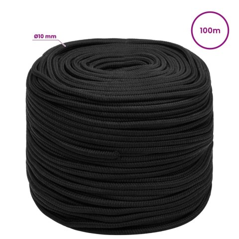 WIELOFUNKCYJNA LINA GOSPODARCZA 10 MM 100 M CZARNY PP