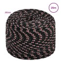 WIELOFUNKCYJNA LINA GOSPODARCZA 10 MM 25 M CZARNY I CZERWONY PP