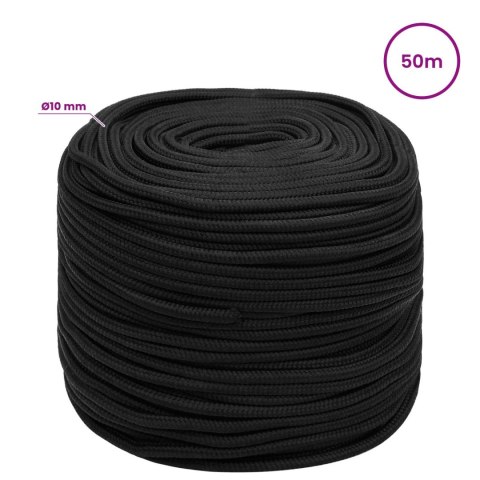 WIELOFUNKCYJNA LINA GOSPODARCZA 10 MM 50 M CZARNY PP