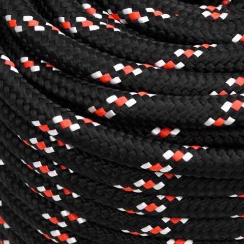 WIELOFUNKCYJNA LINA GOSPODARCZA 18 MM 100 M CZARNY I CZERWONY