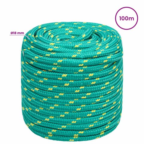 WIELOFUNKCYJNA LINA GOSPODARCZA 18 MM 100 M ZIELONY PP