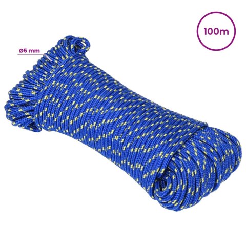 WIELOFUNKCYJNA LINA GOSPODARCZA 5 MM 100 M NIEBIESKI PP