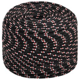 WIELOFUNKCYJNA LINA GOSPODARCZA 6 MM 250 M CZARNY I CZERWONY PP