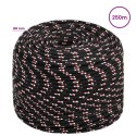 WIELOFUNKCYJNA LINA GOSPODARCZA 8 MM 250 M CZARNY I CZERWONY PP
