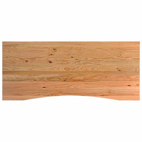 STOLIK ROBOCZY, CIEMNY BRĄZ, 140X60X81,5 CM, LITE DREWNO DĘBOWE