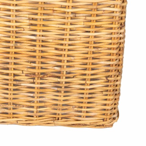 KOSZ NA ROŚLINY GENDT 2 SZT. NATURALNY BRĄZ RATTAN KUBU