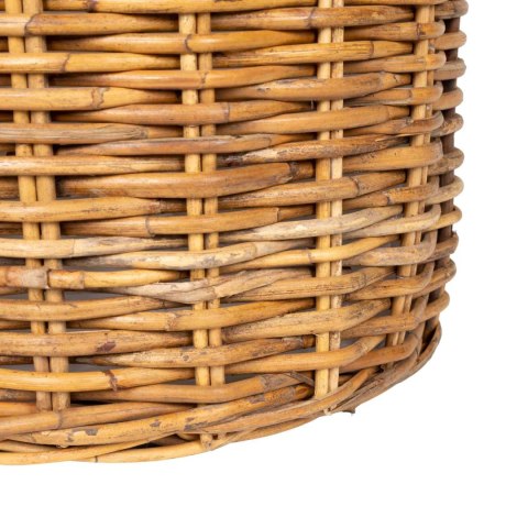 KOSZYK NA ROŚLINY GENDT 3 SZT. NATURALNY BRĄZ RATTAN KUBU