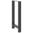 NOGI DO STOŁU BAROWEGO ANTRACYT 2 SZT. 50X(90-91) CM STAL
