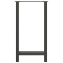 NOGI DO STOŁU BAROWEGO ANTRACYT 2 SZT. 50X(90-91) CM STAL