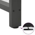 NOGI DO STOŁU BAROWEGO ANTRACYT 2 SZT. 50X(90-91) CM STAL