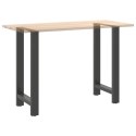 NOGI DO STOŁU BAROWEGO ANTRACYT 2 SZT. 50X(90-91) CM STAL