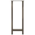 NOGI DO STOŁU BAROWEGO NATURALNA STAL 2 SZT. 40X(100-101) CM STAL