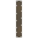 NOGI DO STOŁU BAROWEGO NATURALNA STAL 2 SZT. 40X(100-101) CM STAL