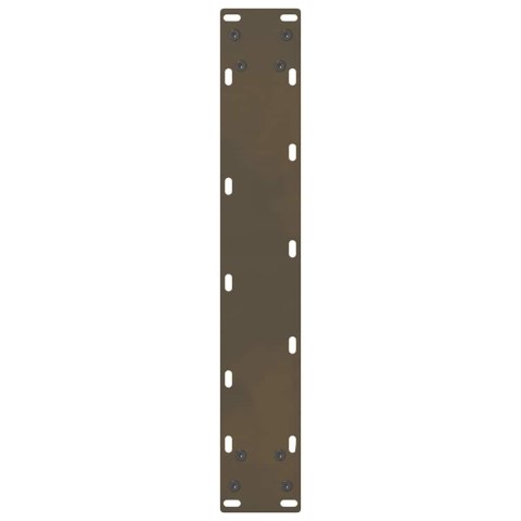 NOGI DO STOŁU BAROWEGO NATURALNA STAL 2 SZT. 40X(100-101) CM STAL