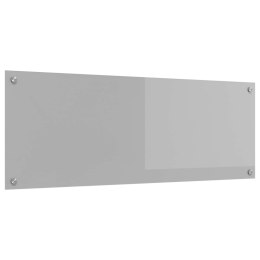 PANEL KUCHENNY JASNOSZARY 110 X 40 CM SZKŁO HARTOWANE
