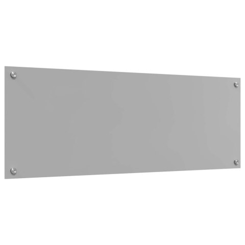 PANEL KUCHENNY JASNOSZARY 110 X 40 CM SZKŁO HARTOWANE