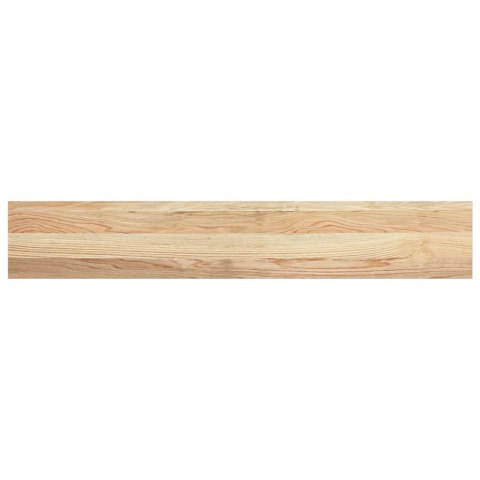 PARAPETY 2 SZT., SUROWE, 120X20X2 CM, LITE DREWNO DĘBOWE