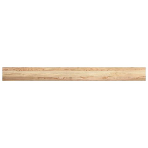 PARAPETY 2 SZT., SUROWE, 160X15X2 CM, LITE DREWNO DĘBOWE