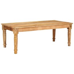 STOLIK KAWOWY BRĄZOWY 110 X 55 X 40 CM DREWNO Z MANGO