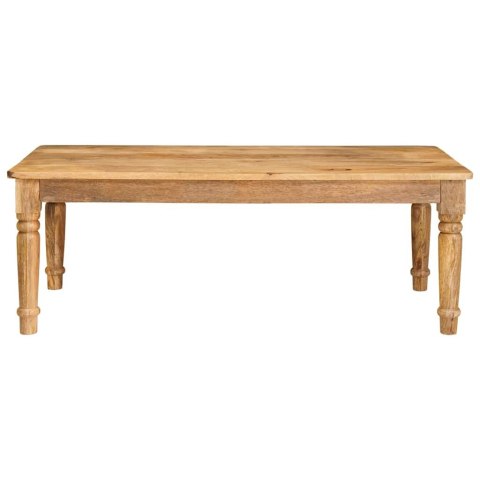 STOLIK KAWOWY BRĄZOWY 110 X 55 X 40 CM DREWNO Z MANGO