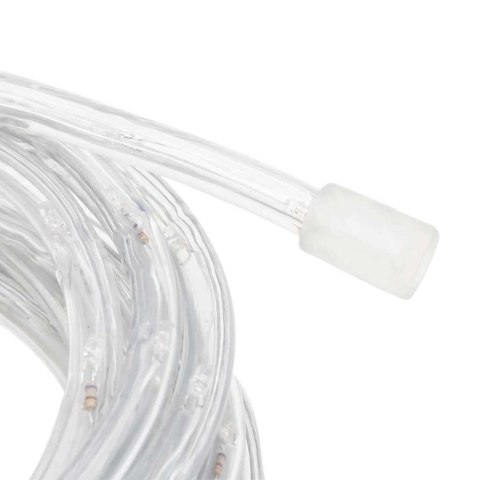 WĄŻ ŚWIETLNY, 240 LED, CIEPŁA BIEL, 10 M, PVC