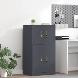SZAFKA DO PRZECHOWYWANIA ANTRACYT 60 X 40 X 40 CM STAL