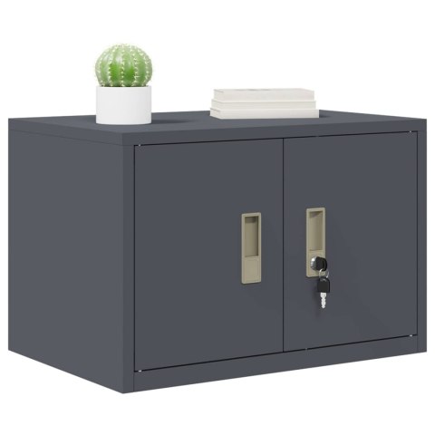 SZAFKA DO PRZECHOWYWANIA ANTRACYT 60 X 40 X 40 CM STAL