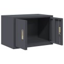 SZAFKA DO PRZECHOWYWANIA ANTRACYT 60 X 40 X 40 CM STAL