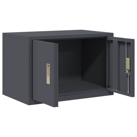 SZAFKA DO PRZECHOWYWANIA ANTRACYT 60 X 40 X 40 CM STAL