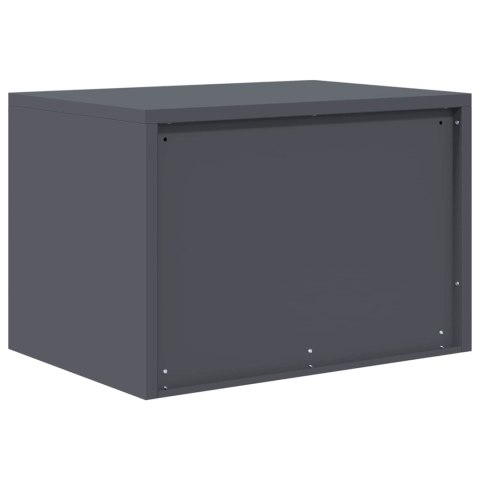 SZAFKA DO PRZECHOWYWANIA ANTRACYT 60 X 40 X 40 CM STAL