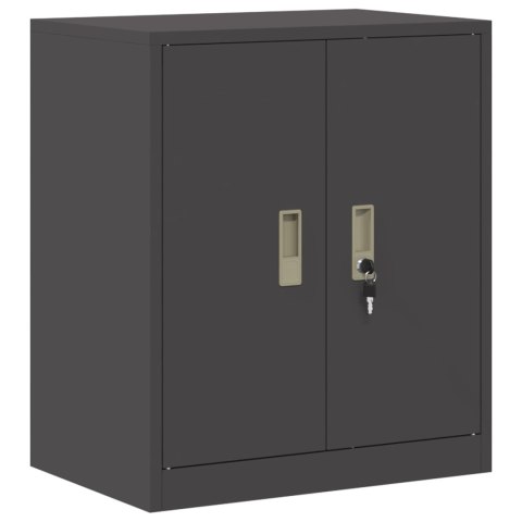 SZAFKA DO PRZECHOWYWANIA CZARNY 60 X 40 X 70 CM STAL