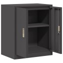 SZAFKA DO PRZECHOWYWANIA CZARNY 60 X 40 X 70 CM STAL