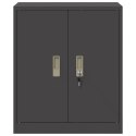 SZAFKA DO PRZECHOWYWANIA CZARNY 60 X 40 X 70 CM STAL