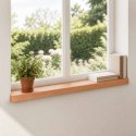 PARAPETY 2 SZT. LAKIER 70 X 15 X 2 CM DREWNO BUKOWE