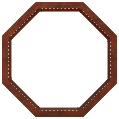 PIERŚCIEŃ DO OGNISKA RDZAWY 90 X 90 X 25 CM STAL KORTENOWSKA