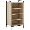 SZAFKA NA BUTY 51 X 36,5 X 93 CM DREWNO INŻYNIERYJNE DĄB SONOMA