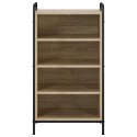 SZAFKA NA BUTY 51 X 36,5 X 93 CM DREWNO INŻYNIERYJNE DĄB SONOMA