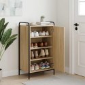 SZAFKA NA BUTY 51 X 36,5 X 93 CM DREWNO INŻYNIERYJNE DĄB SONOMA