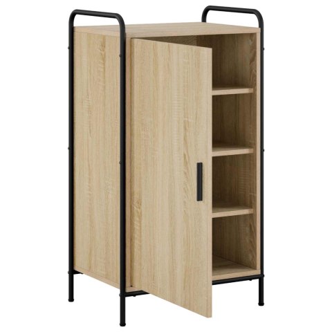 SZAFKA NA BUTY 51 X 36,5 X 93 CM DREWNO INŻYNIERYJNE DĄB SONOMA