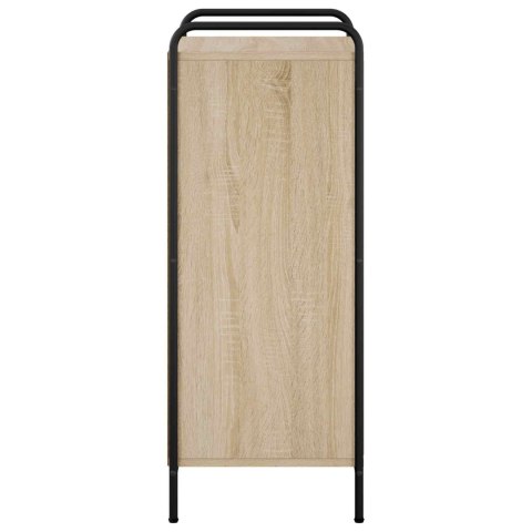 SZAFKA NA BUTY 51 X 36,5 X 93 CM DREWNO INŻYNIERYJNE DĄB SONOMA
