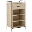 SZAFKA NA BUTY 51 X 36,5 X 93 CM DREWNO INŻYNIERYJNE DĄB SONOMA