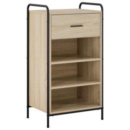SZAFKA NA BUTY 51 X 36,5 X 93 CM DREWNO INŻYNIERYJNE DĄB SONOMA